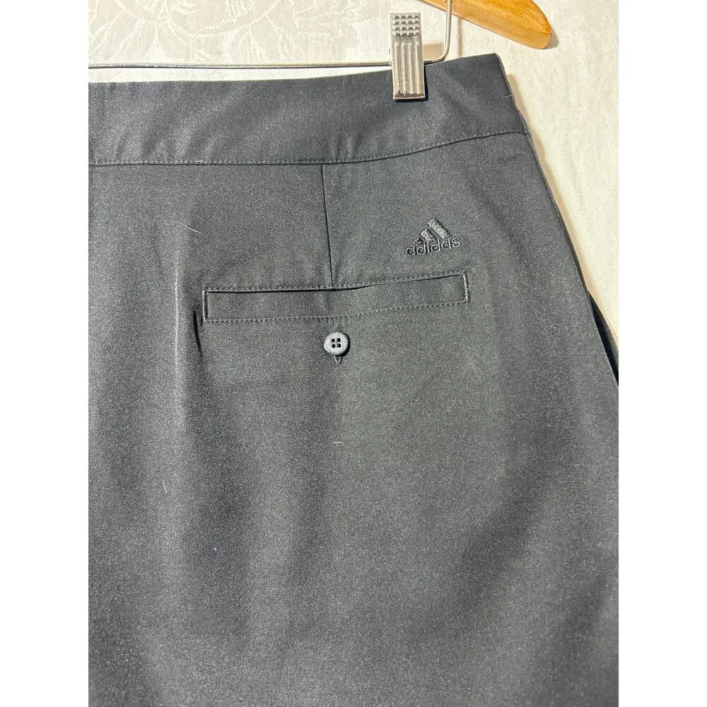 Adidas Skort 12 Black Climacool Pockets Side Zip Shorts Skirt Tennis Pickleball